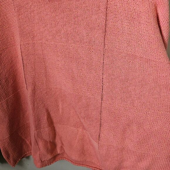 NWT FREE PEOPLE BEACH CORAL/CORA CREW NECK PULLOVER SWEATER COTTON SIZE SMALL - Picture 11 of 16